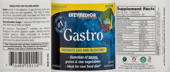 Enzymedica Gastro - supplement