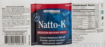Enzymedica Natto-K - supplement