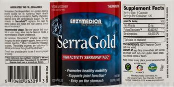 Enzymedica SerraGold - supplement