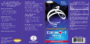 Enzymetic Therapy Eskimo-3 1000 mg Pure Stable Fish Oil Ultra- Pure Omega-3 - supplement