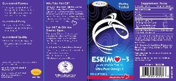 Enzymetic Therapy Eskimo-3 Pure Stable Fish Oil Ultra-Pure Omega-3 - supplement