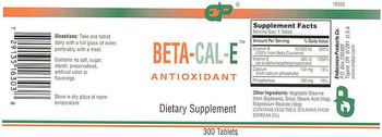 EP Beta-Cal-E Antioxidant - supplement