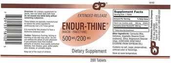 EP Extended Release Endur-Thine 500 mg/200 mg - supplement
