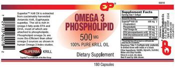 EP Omega 3 Phospholipid 500 mg - supplement