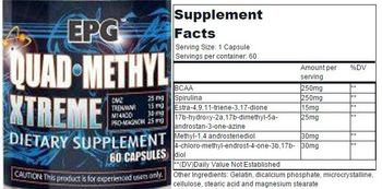 EPG Quad-Methyl Xtreme - supplement