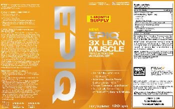 EPIQ 3x Lean Muscle - supplement