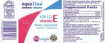 Equaline 400 IU Vitamin E - supplement