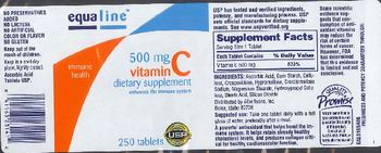 Equaline 500 mg Vitamin C - supplement