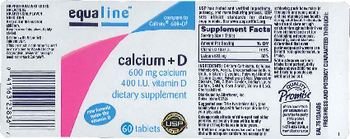 Equaline Calcium + D - 