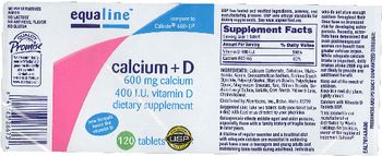Equaline Calcium + D - 