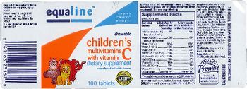 Equaline Chewable Children's Multivitamins with Vitamin C - supplement