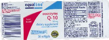 Equaline Coenzyme Q-10 50 mg - supplement