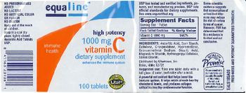 Equaline High Potency 1000 mg Vitamin C - supplement
