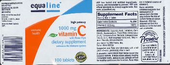 Equaline High Potency 1000 mg Vitamin C with Rose Hips - supplement