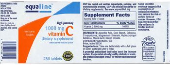 Equaline High Potency 1000 mg Vitamin C - supplement