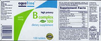 Equaline High Potency B Complex 100 - 