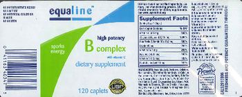 Equaline High Potency B Complex with Vitamin C - supplement