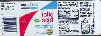 Equaline Natural Folic Acid 400 mcg - supplement
