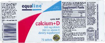 Equaline Oyster Shell Calcium + D - supplement
