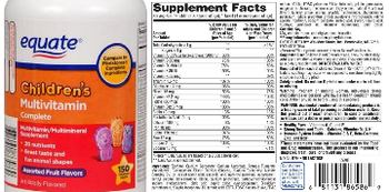 Equate Children's Multivitamin Complete - multivitamin multimineral supplement