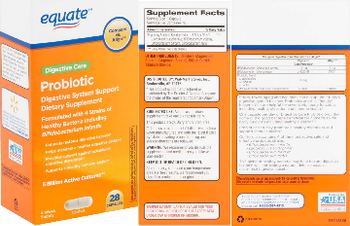 Equate Digestive Care Probiotic - supplement