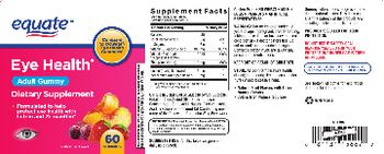 Equate Eye Health Adult Gummy - supplement