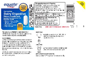 Equate Fast Acting Dairy Digestive - supplement
