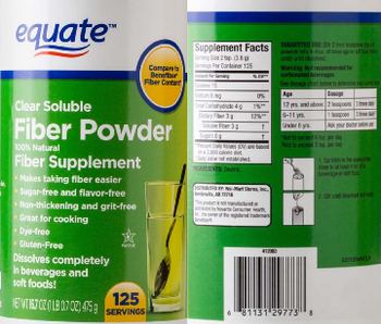 Equate Fiber Powder - fiber supplement