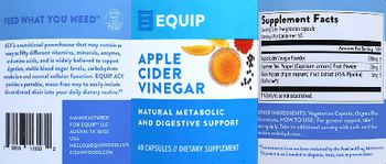 Equip Apple Cider Vinegar - supplement