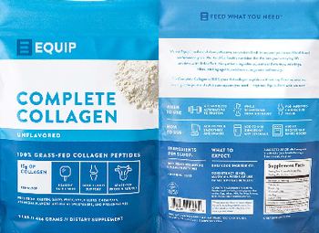 Equip Complete Collagen Unflavored - supplement