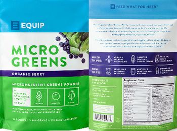 Equip Micro Greens Organic Berry - supplement