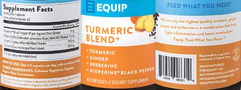 Equip Turmeric Blend+ - supplement