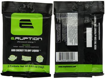 Eruption Effervescent Energy Lava Lime - herbalvitaminmineral supplement
