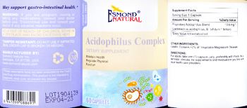 Esmond Natural Acidophilus Complex - supplement