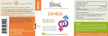 Esmond Natural DHEA 75 mg - herbal supplement