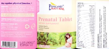 Esmond Natural Prenatal Tablet - supplement