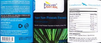 Esmond Natural Super Saw Prostate Formula - supplement