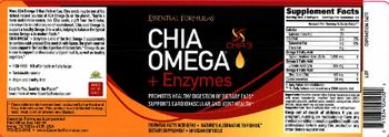 Essential Formulas Chia Omega + Enzymes - supplement