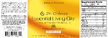 Essential Formulas Dr. Ohhira's Essential Living Oils - supplement