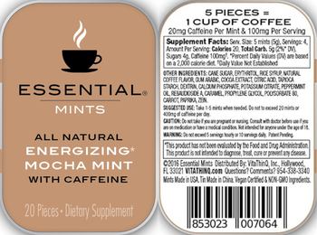 Essential Mints Energizing Mocha Mint - supplement