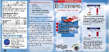 Essential Source B 12 Strips 2000 mcg Winter Berry - supplement