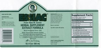 Essiac Essiac Herbal Supplement Extract Formula - 