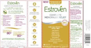 Estroven Complete Menopause Relief - supplement