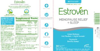 Estroven Menopause Relief + Sleep - supplement