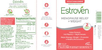 Estroven Menopause Relief + Weight - supplement