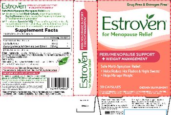 Estroven Peri/Menopause Support + Weight Management - supplement