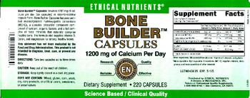 Ethical Nutrients Bone Builder Capsules - supplement
