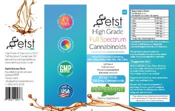 ETST Earth Science Tech High Grade Full Spectrum Cannabinoids Peppermint - supplement