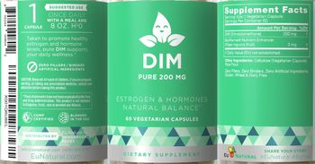 Eu Natural DIM Pure 200 mg - supplement