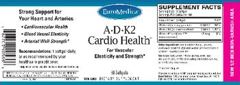 EuroMedica A-D-K2 Cardio Health - supplement